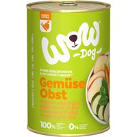 WOW Puro 12 x 400 g Alimento umido per cane - Frutta & verdura