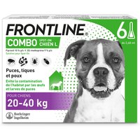 FRONTLINE Combo Chien L, 20- 40 kg - 6 pipettes