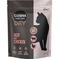 400g bœuf, poulet Cosma Croquettes pour chat