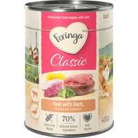 Lot Feringa Classic Meat Menu 18 x 400 g pour chat - canard, veau