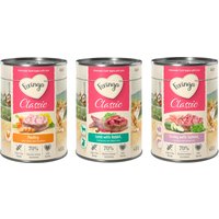 Blandat provpack: Feringa Classic Meat 6 x 400 g Mixpack IV (3 sorter): Fjäderfä, Lamm & kanin, Lax & kalkon