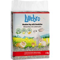 Lillebro ängshö för gnagare och kaniner - Ekonomipack: ängshö med maskrosor 3 x 1 kg