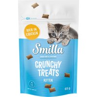 65 g Crunchy Treats Kitten Smilla poluet nourriture humide chat