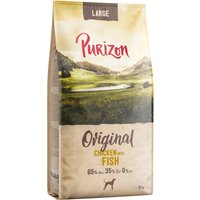 Purizon Large Adult Kip met Vis - graanvrij - Dubbelpak: 2 x 12 kg Nieuw Receptuur