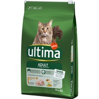 10kg Adult poulet Ultima Croquettes pour chat