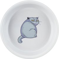 Trixie Keramiknapf mit Motiv 250ml, Ø13cm Katze