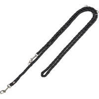 Laisse réglable Trixie Cavo noir pour chien - taille L - XL : L 200 x l 1,8 cm