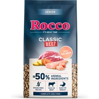 Rocco Senior Classic nötkött med lax - 10 kg