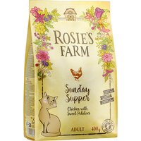 400g Adult poulet, patates douces Rosie's Farm - Croquettes pour chat