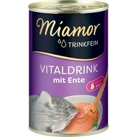 24x135mL Boisson Trinkfein canard Miamor - Friandises pour chat