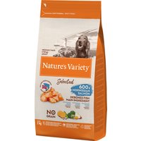 2kg Nature's Variety Selected Medium Adult saumon de Norvège - Croquettes pour chien