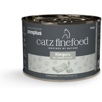 catz finefood Monoprotein zooplus 6 x 200 g - Känguru