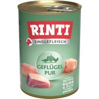 Ekonomipack: RINTI Singlefleisch 12 x 400 g - Fjäderfä