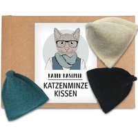 Lot de 3 coussins à la menthe à chat Kater Kasimir - pour chat