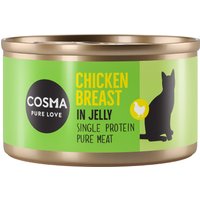 6x85g Cosma Original en gelée poulet - Pâtée pour chat