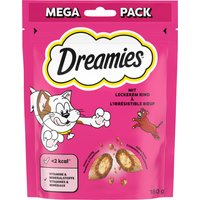 Dreamies Mega Pack - Pack económico: vaca (3 x 180 g)