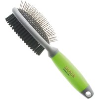 Brosse double-face Moser pour chien  - L 25 x l 7,5 x H 6 cm