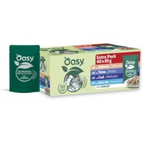 40x85g Oasy Chunks Adult Sterilized Multipack poisson nourriture humide pour chat