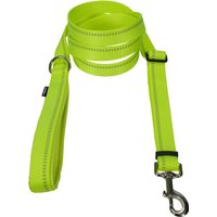 Icepeak Pet Highlight koppel, neongult - Storlek M: 120 - 200 cm långt, 25 mm brett