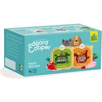 4x300g Edgard & Cooper Chien Adult mélange 2 variétés nourriture humide pour chien