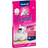 Vitakraft Liquid Snack leverpastej & biotin - 6 x 15 g