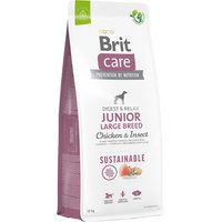 Brit Care Sustainable Junior Large Breed Pollo & Insetti Crocchette cane - 12 kg