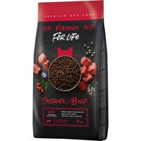 8kg Fitmin Cat For Life Castrate avec bœuf nourriture pour chat sèche