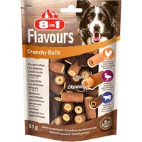 8in1 Flavours Crunchy Rolls Snack per cani - 85 g