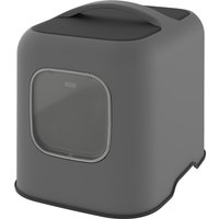 Maison de toilette Rotho MyPet BIALA pour chat - anthracite