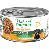 Natural Trainer Sensitive No Gluten Small & Toy Adult - Ekonomipack: 24 x 150 g med lamm