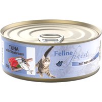 Feline Finest våtfoder 6 x 85 g - Tonfisk & havsruda