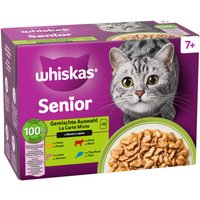 Whiskas Senior i portionspåse 12 x 85 - 7+ Blandat urval i sås