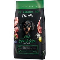 12kg Miel & orez Mini Dog For Life Fitmin Hrană uscată câini