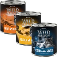 Wild Freedom Adult 6 x 800 g pour chat - lot mixte (2 x poulet, 2 x colin, 2 x lapin)