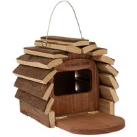 TIAKI foderhus för ekorrar - L 25 x B 16 x H 15 cm