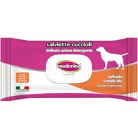Inodorina Organic Puppy Wipes med ögontröst och honung - 40 st