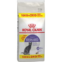 10kg Sterilised 37 Croquettes Royal Canin pour chat + 2kg offerts !