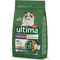 Ultima Sterilized Hairball Trout - Ekonomipack: 3 x 1,5 kg