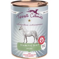 Lot Terra Canis Alimentum Veterinarium Diabetic Diet 12 x 400 g pour chien - cheval