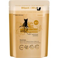 catz finefood 6 x 300 g pour chat - bœuf, veau