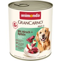 6x800g animonda GranCarno Original Adult cerf, pommes Pâtée pour chien