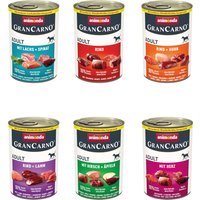 animonda GranCarno Original Adult 6 x 400 g pour chien - lot mixte 1 (6 variétés)