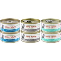 Ekonomipack: Almo Nature HFC Natural 12 x 70 g - HFC Natural Mixpack med tonfisk (3 sorter)