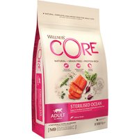 Pack économique : 2 x 4 kg Wellness CORE Adulte Stérilisé Ocean nourriture pour chat sèche