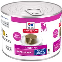 Hill's Science Plan Mature Small & Mini Mousse umido per cane - 12 x 200 g Manzo