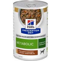 Hill’s Prescription Diet Metabolic estofado con pollo y verdura para perros - 12 x 354 g