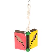 TIAKI fågelleksak Hanging Book - ca B 18 x H 41 cm