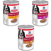 Hill's Science Plan Adult - Mixpack Chicken, Turkey, Beef 12 x 370 g
