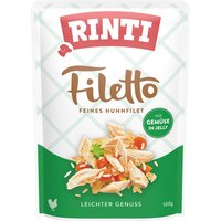Rinti Filetto Pouch i gelé 24 x 100 g - Kyckling med grönsaker