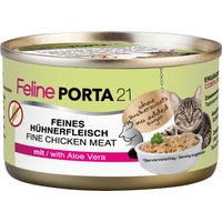 1x90g Feline Porta 21, poulet & aloe vera - Pâtée pour chat